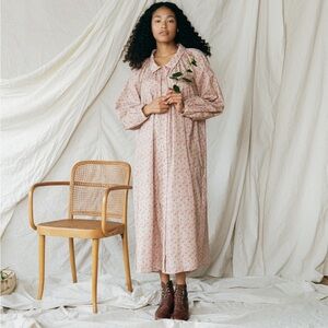 Christy Dawn Pink Floral Maxi Dress